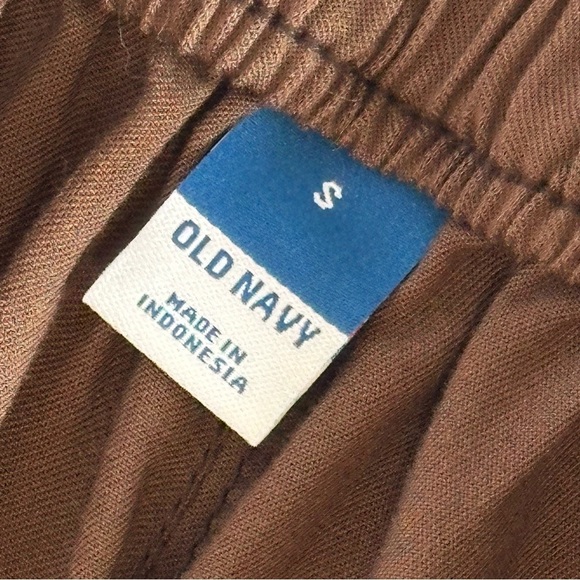 NWT Brown Old Navy High-Waisted Playa Wide-Leg Pants, SM - Picture 3 of 8